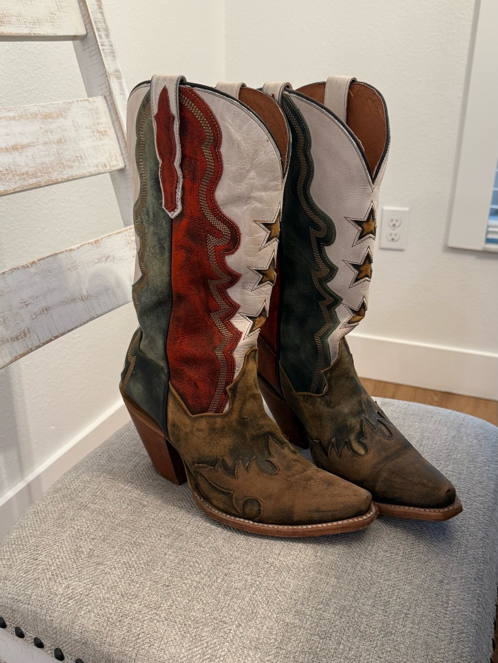 Dan Post Women's Multicolor Western Cowboy Boots
